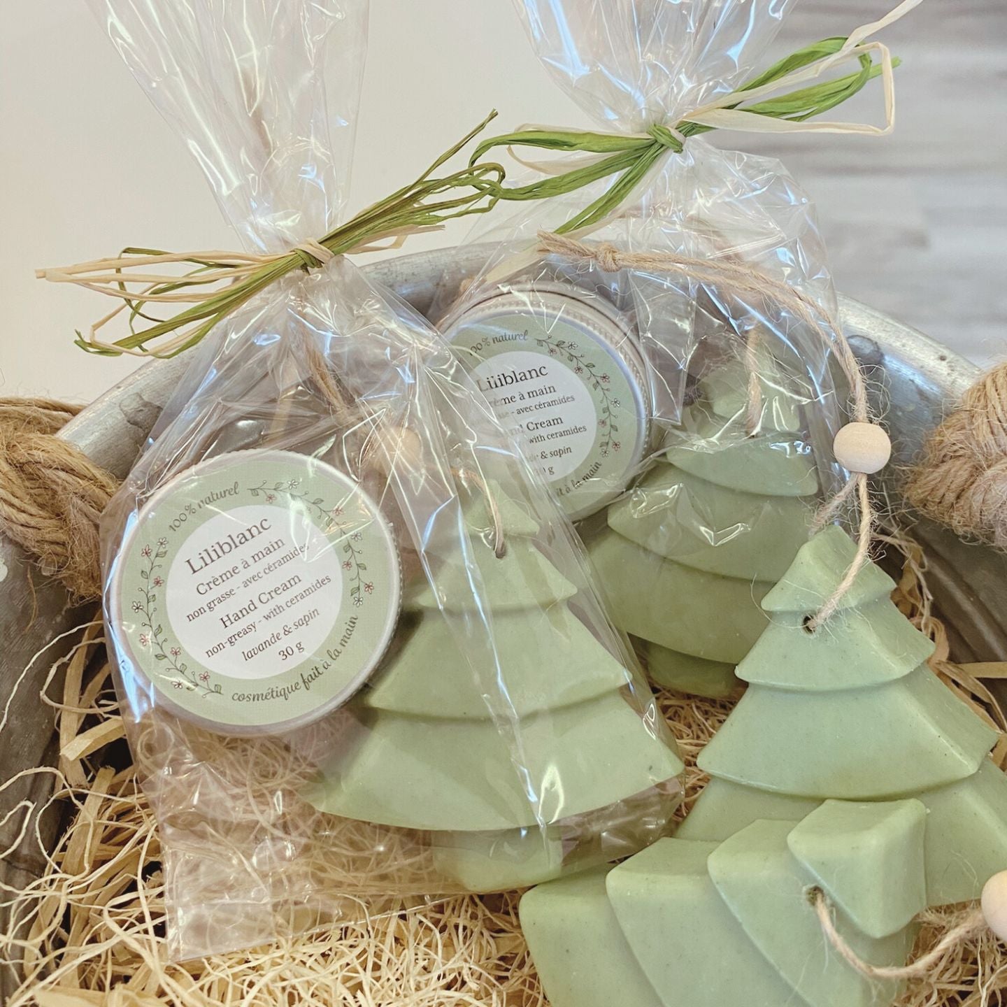 Ensemble - Crème à main et savon naturel - Lavande & sapin baumier