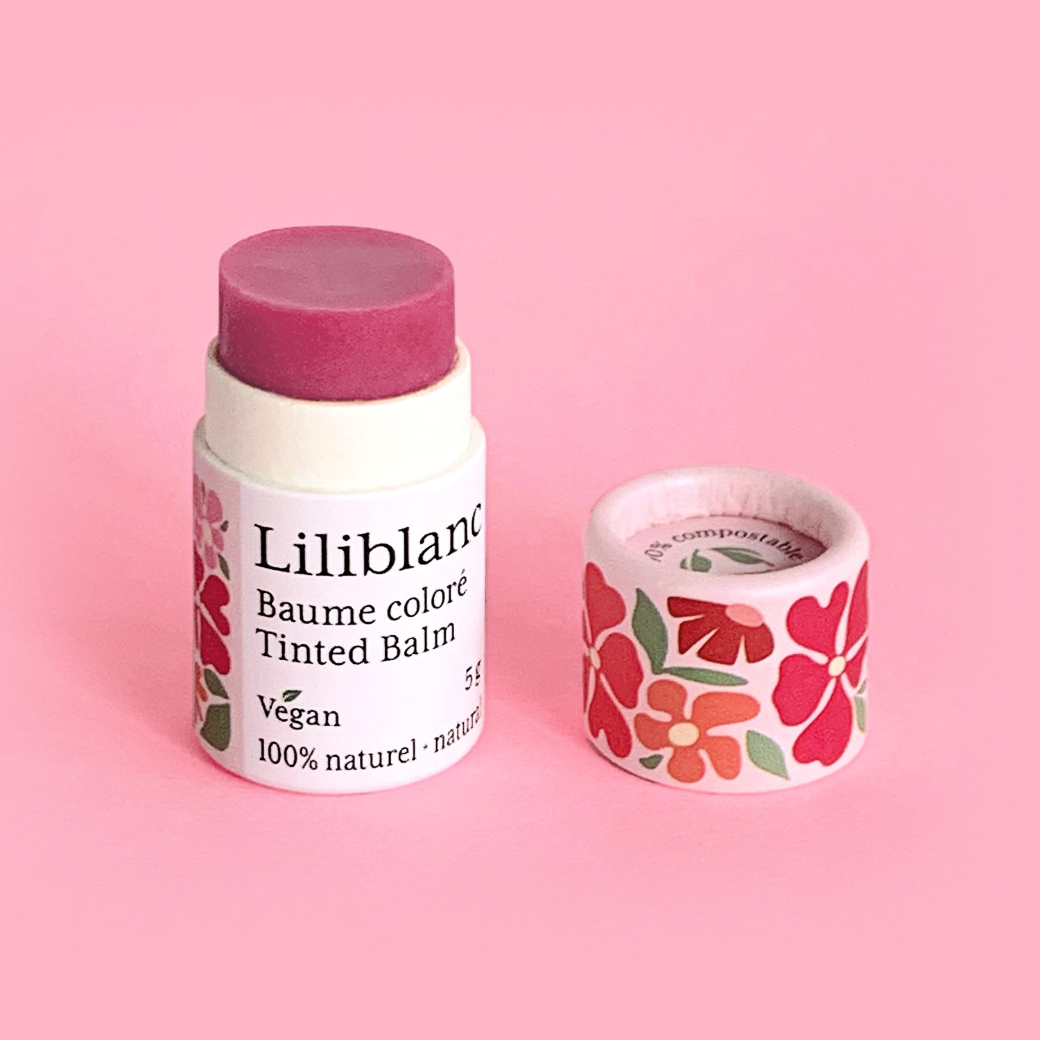 Baume Coloré Végan avec Squalane 💋 Pinky