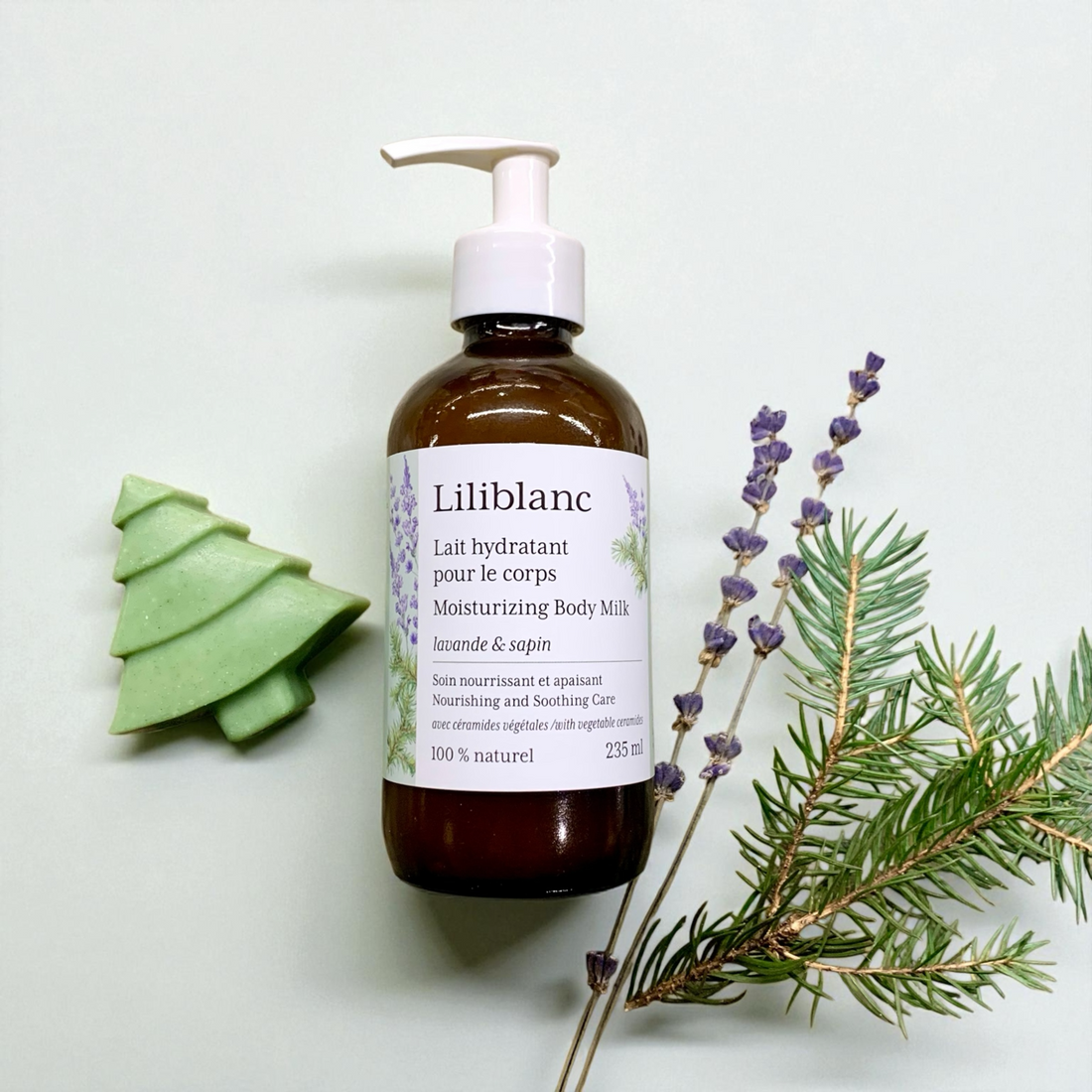 Ensemble lait et savon sapin (lavande & sapin baumier)