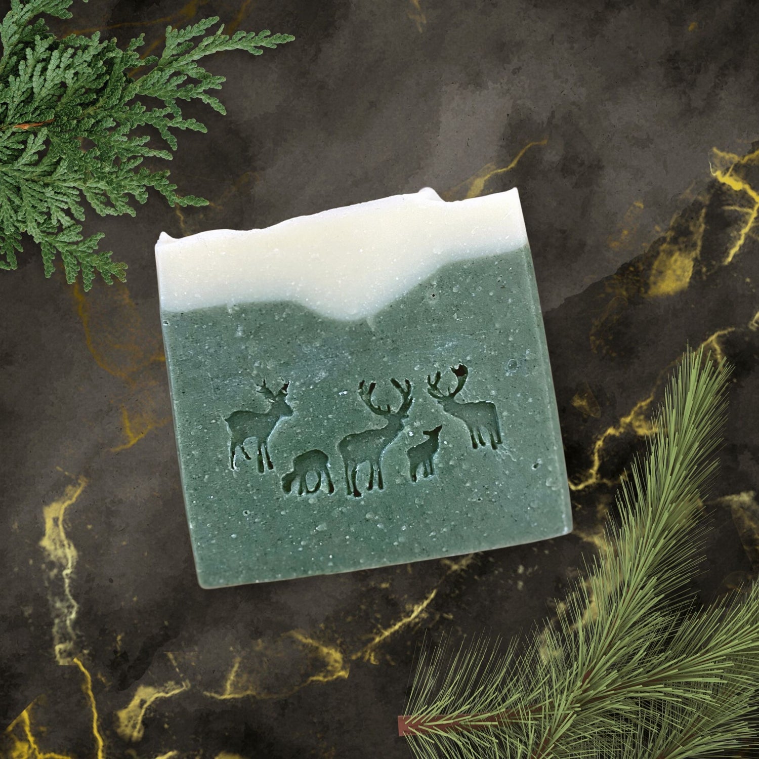 Savon naturel aux conifères