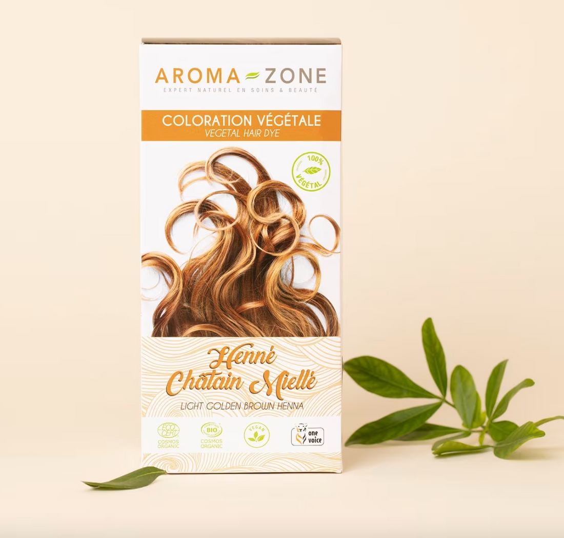 Coloration végétale - Châtain miellé