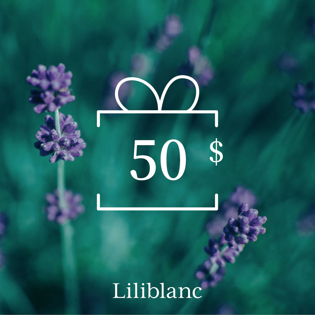 Carte-cadeau Liliblanc 50$