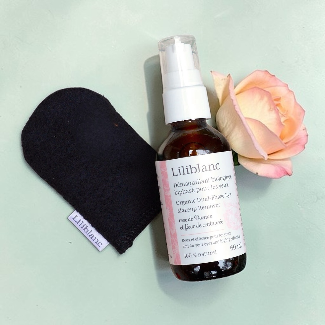 Set - Bi-phase eye makeup remover &amp;amp; mini mitt
