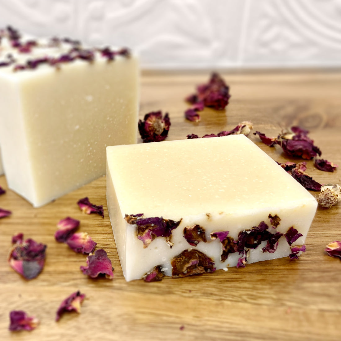 Natural soap - Rose and coconut milk
