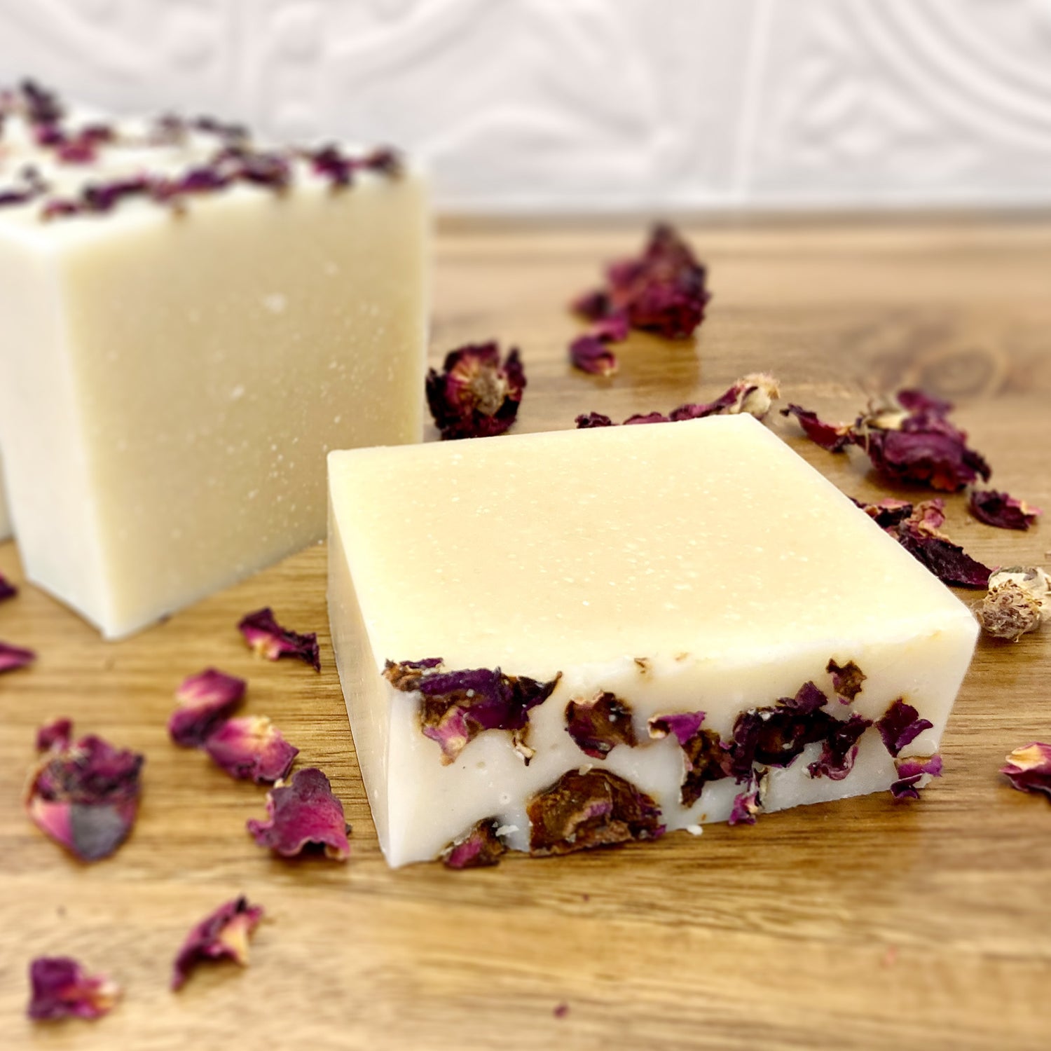 Savon naturel - Rose et lait de coco