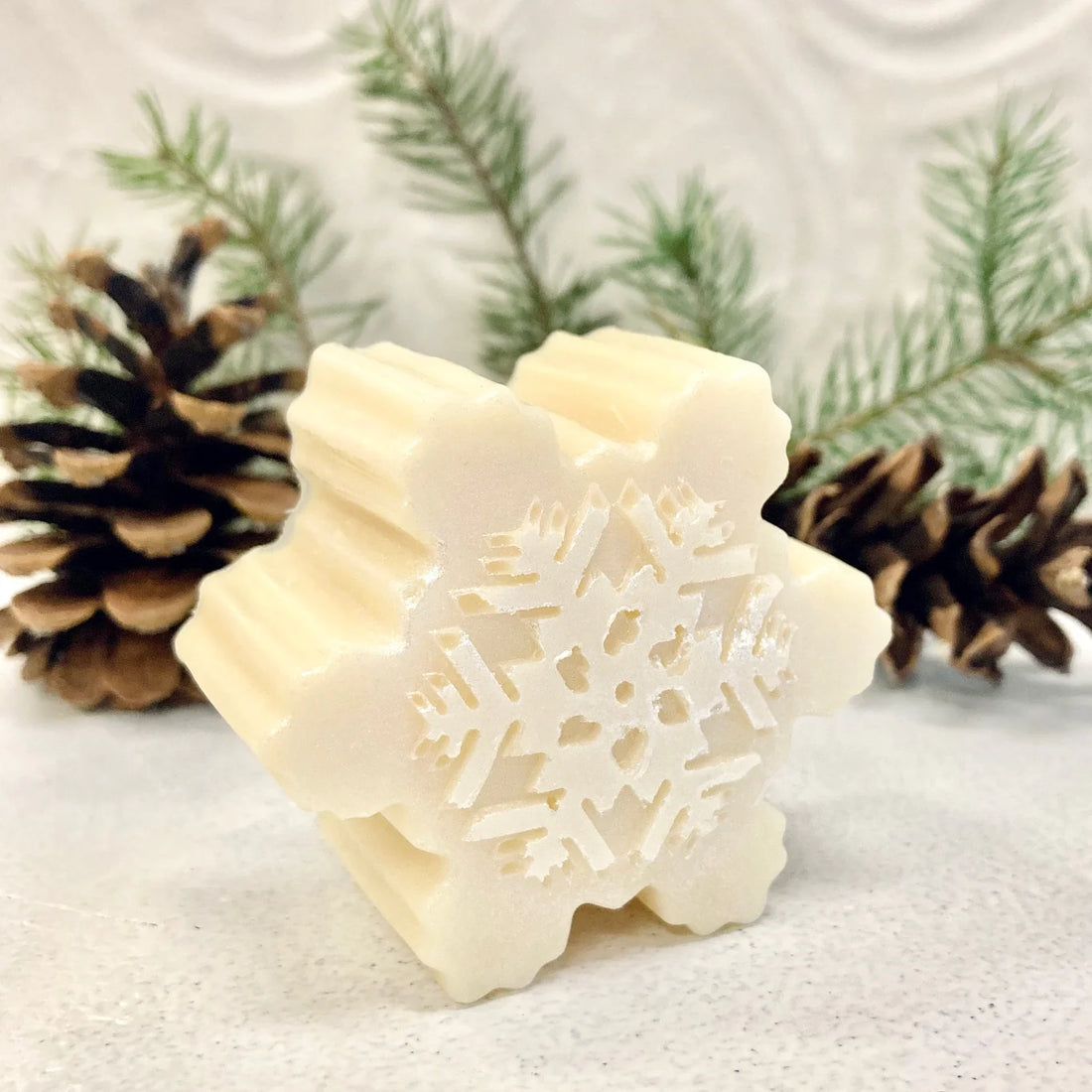 Savon Naturel Épices de Noël (Flocon)
