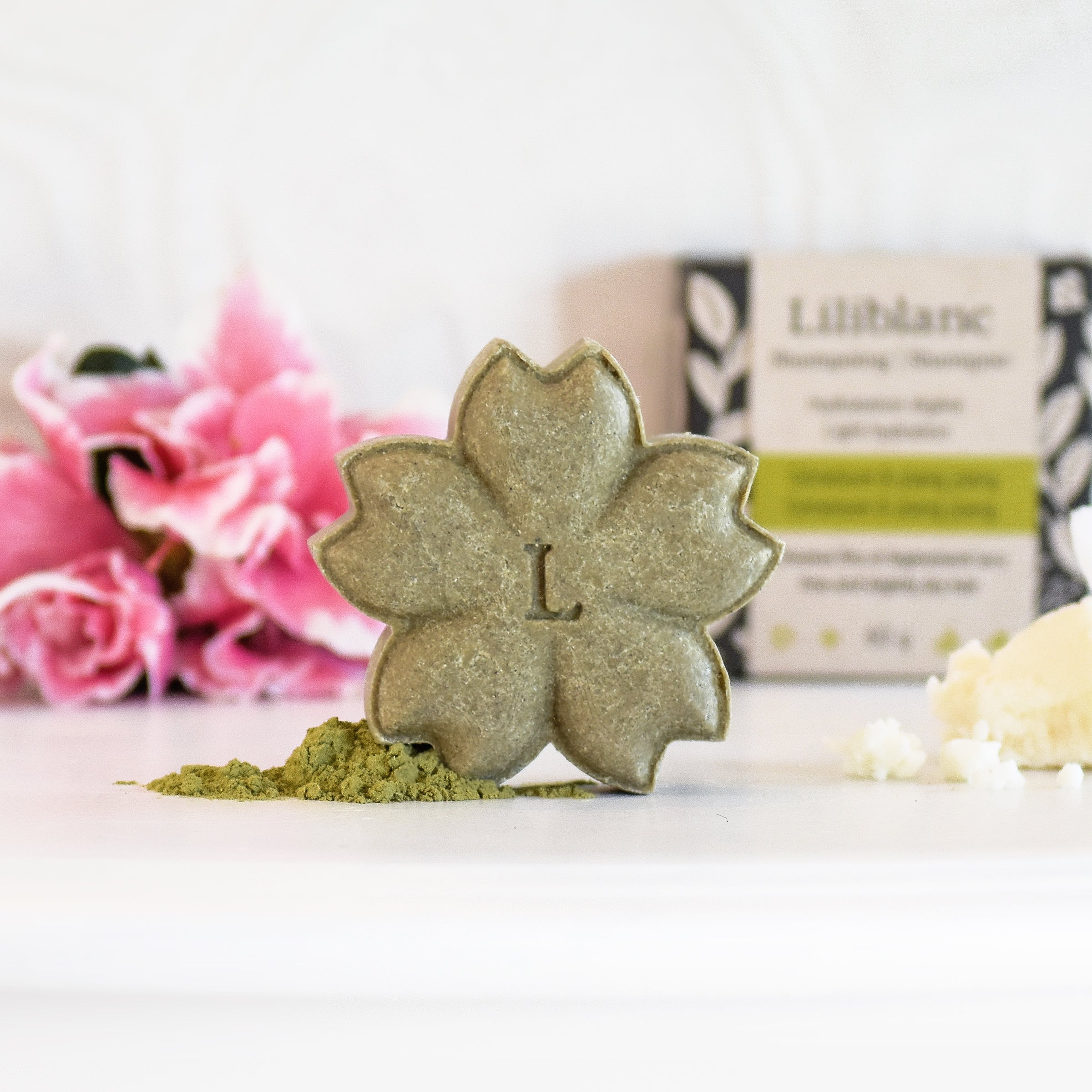 Shampoo bar - Dry hair - Geranium &amp; Ylang Ylang