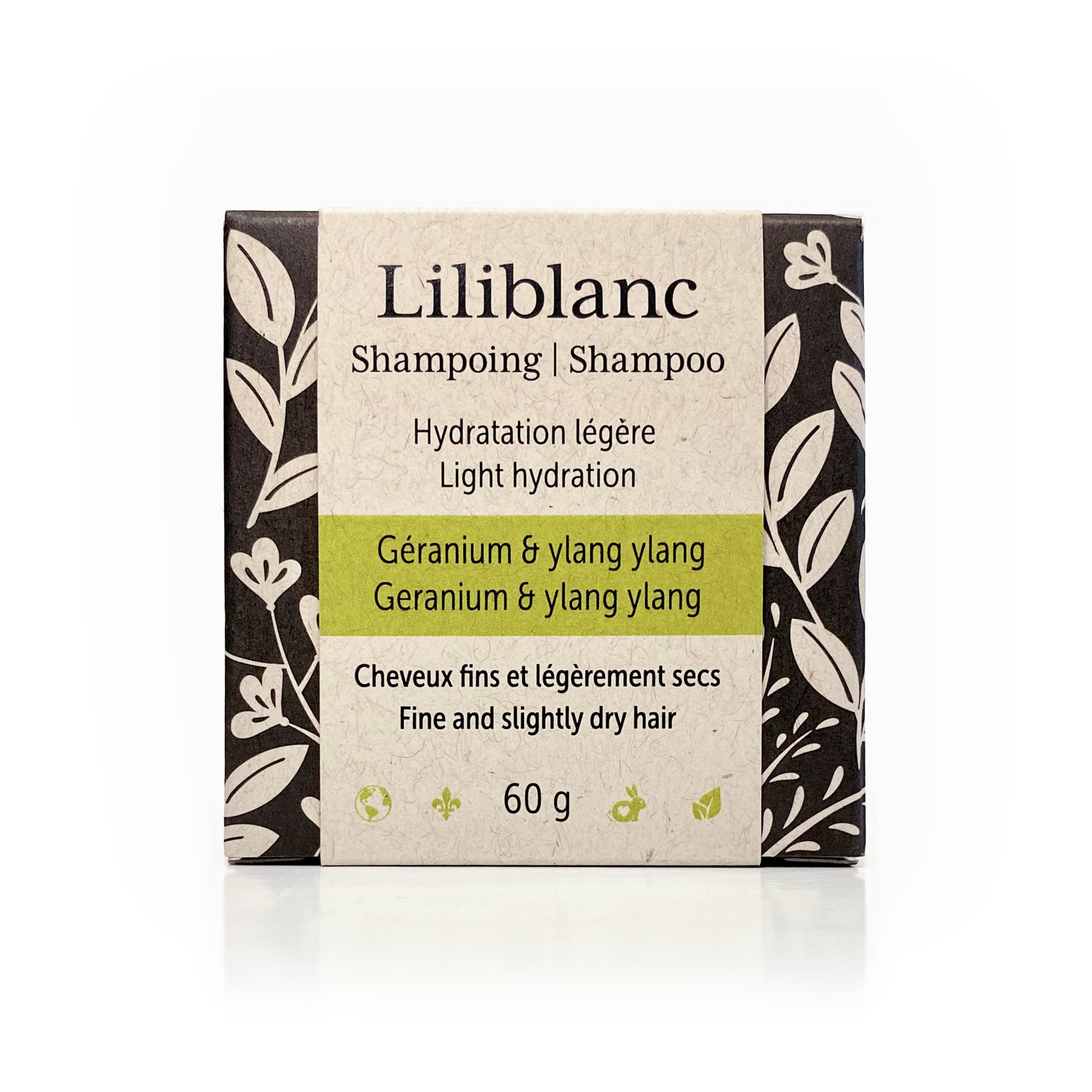 Shampoing en barre - Cheveux secs – Géranium &amp; Ylang Ylang