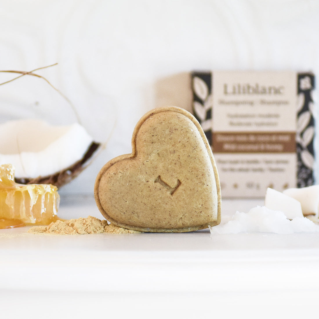 Shampoo bar - For the whole family - Mild coconut &amp; honey