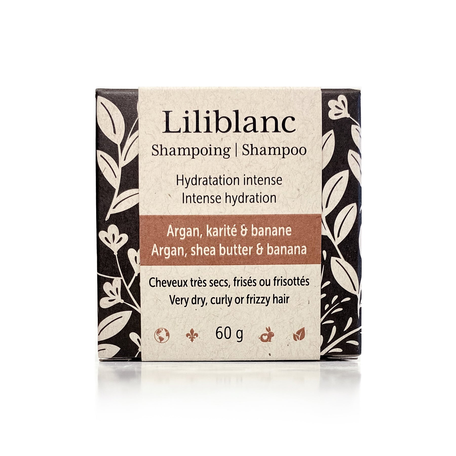 Shampoo bar - Intense hydration - Argan, banana and shea