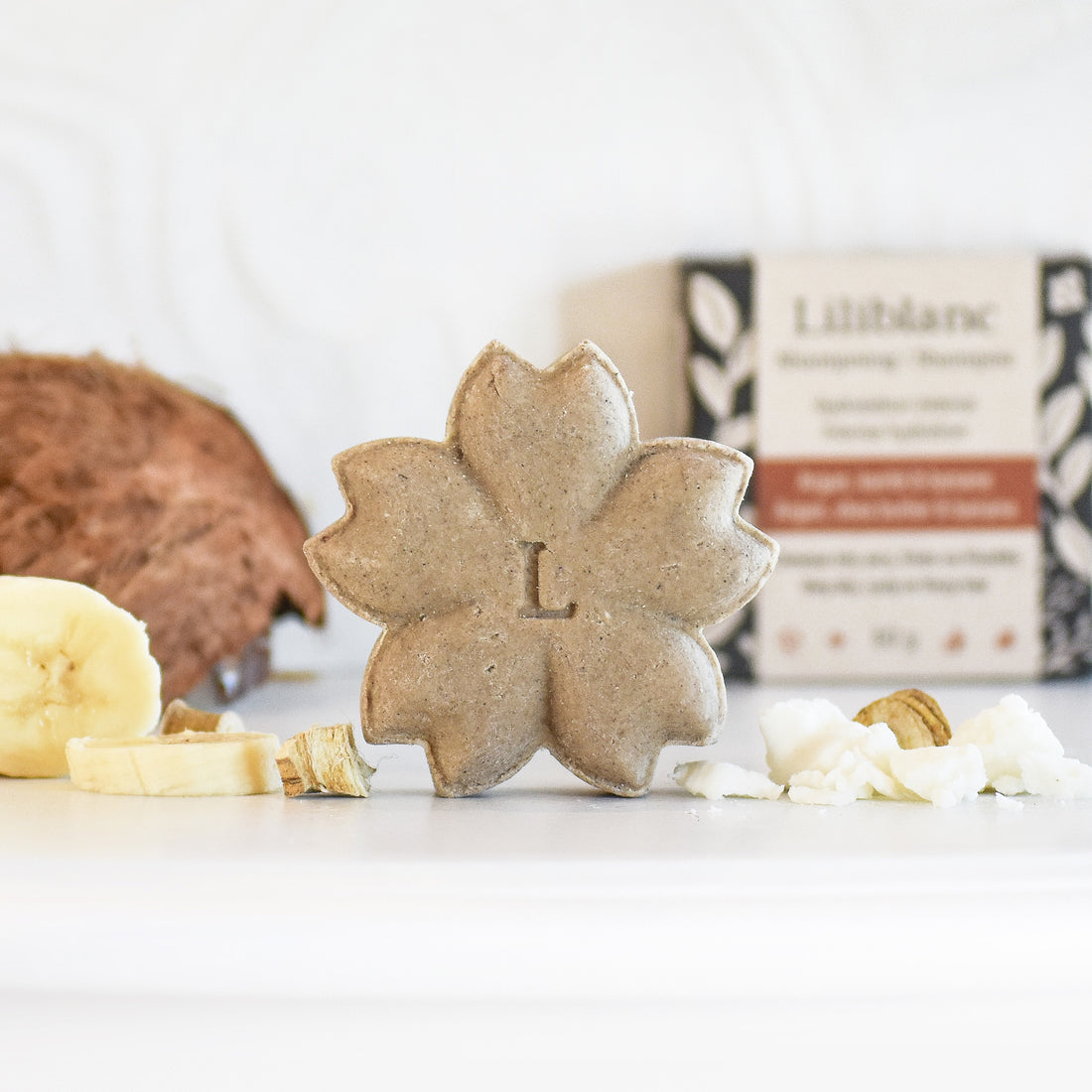 Shampoo bar - Intense hydration - Argan, banana and shea