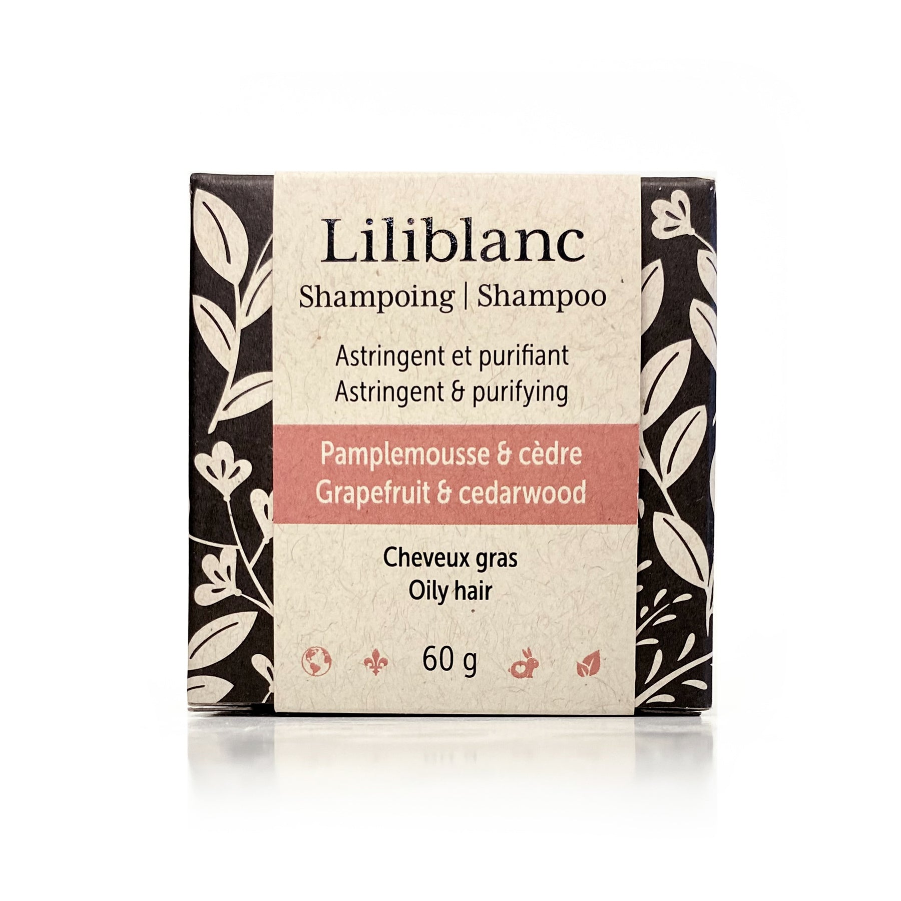 Shampoo bar - Oily hair - Grapefruit and Atlas cedar
