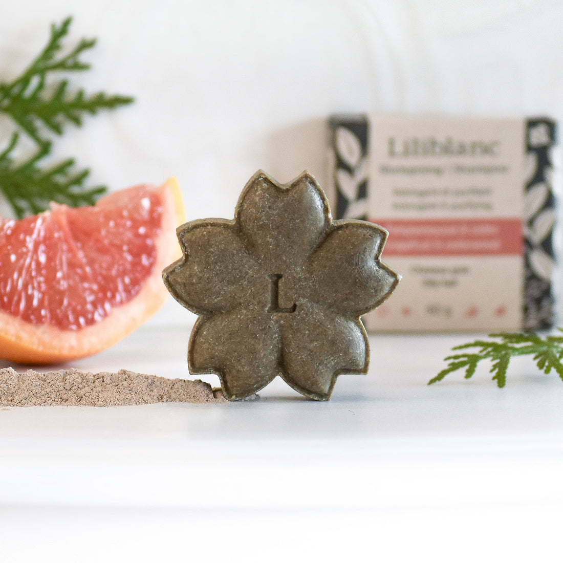 Shampoo bar - Oily hair - Grapefruit and Atlas cedar